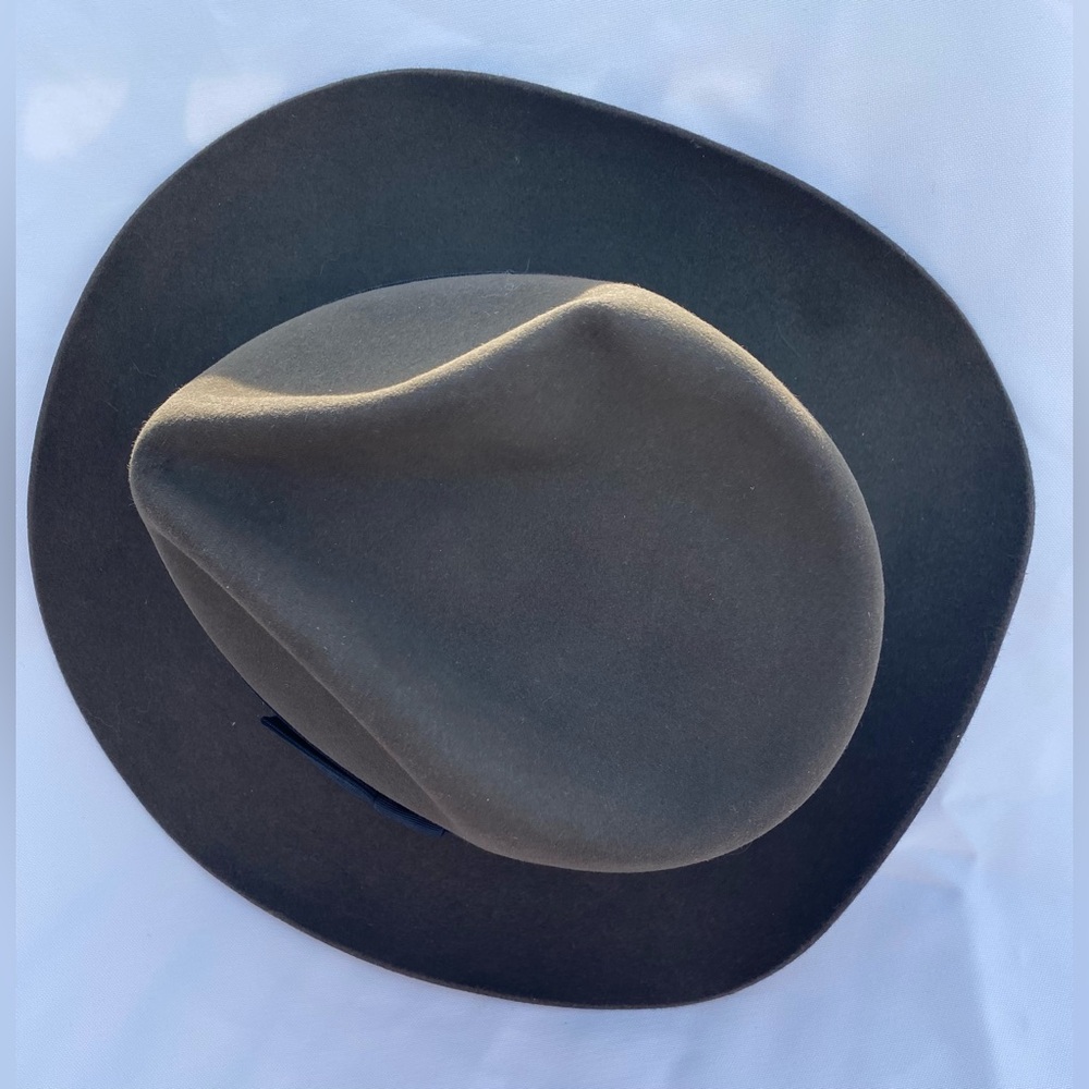 Stetson Cowboy Hat The Gun Club Cabelas Three Forks Hat Size 54 Size 6 3/4 - Picture 7 of 17